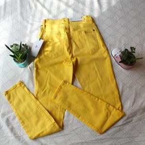 🌈Bright yellow Ankle Skinny - 7 For All Mankind - NWT 🌞